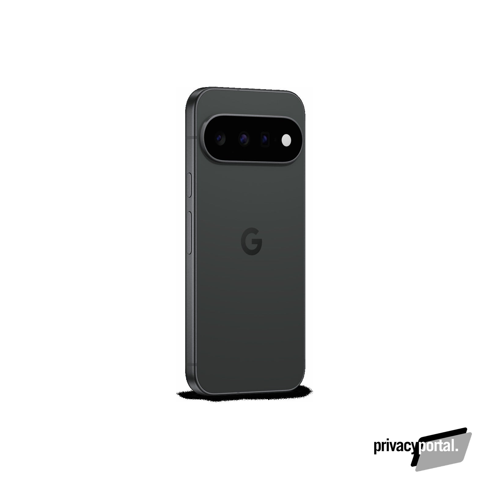 Google Pixel 11 in Obsidian - rear, angled