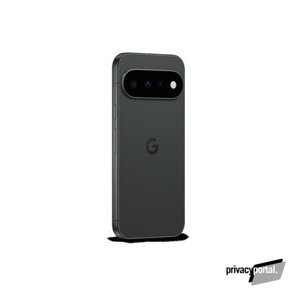 Google Pixel 11 in Obsidian - rear, angled