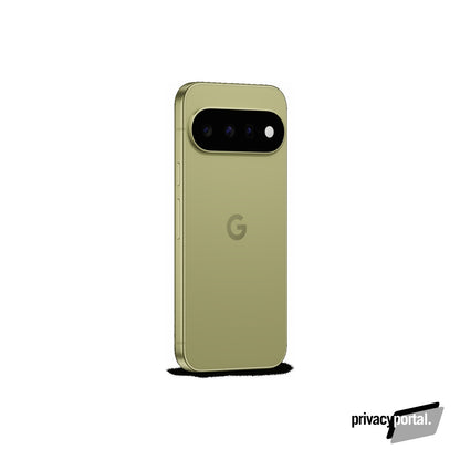 Google Pixel 11 in Pistachio - rear, angled