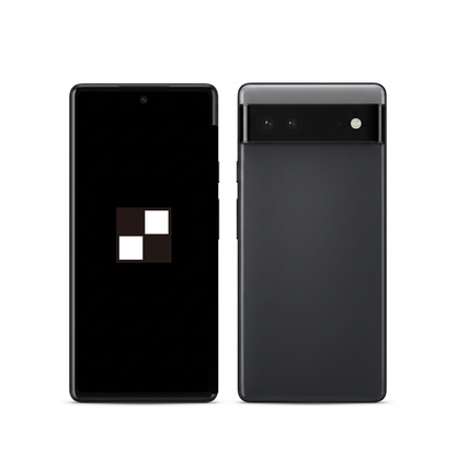 Google Pixel 6a front and back with the KernelSU logo