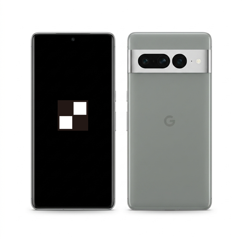 Google Pixel 7 Pro front and back with the KernelSU logo