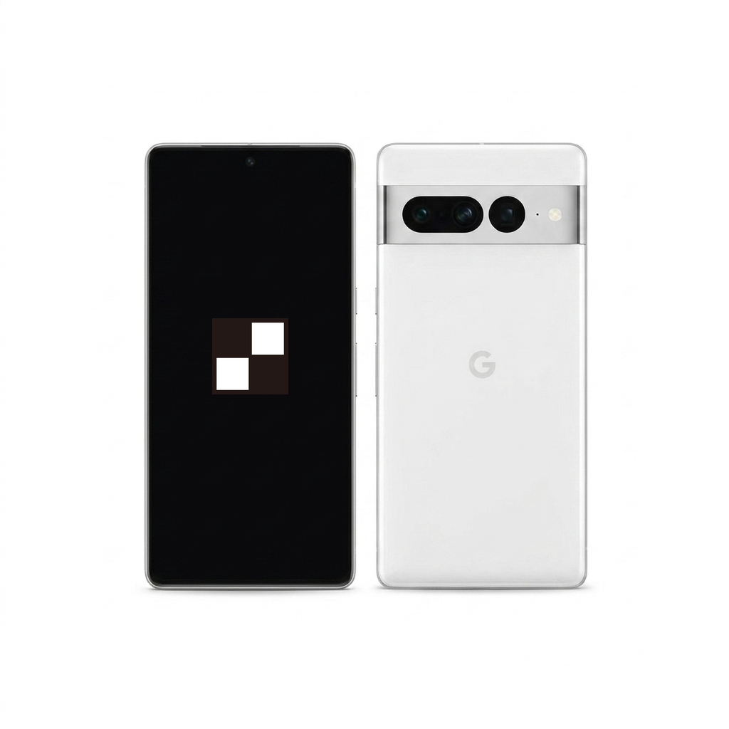 Google Pixel 7 front and back with the KernelSU logo