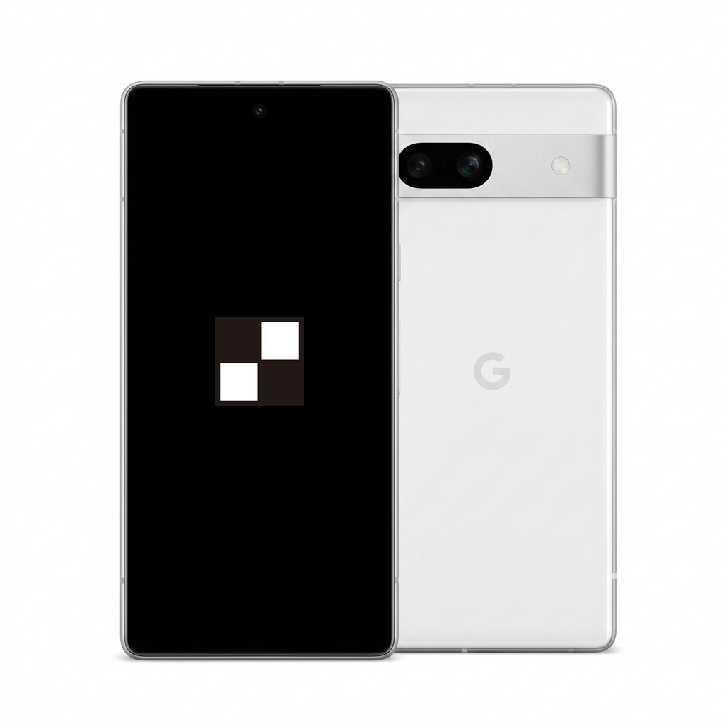 Google Pixel 7a front and back with the KernelSU logo