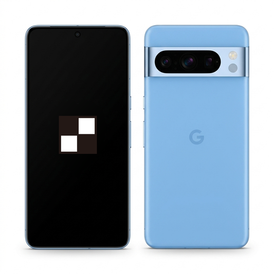 Google Pixel 8 Pro front and back with the KernelSU logo