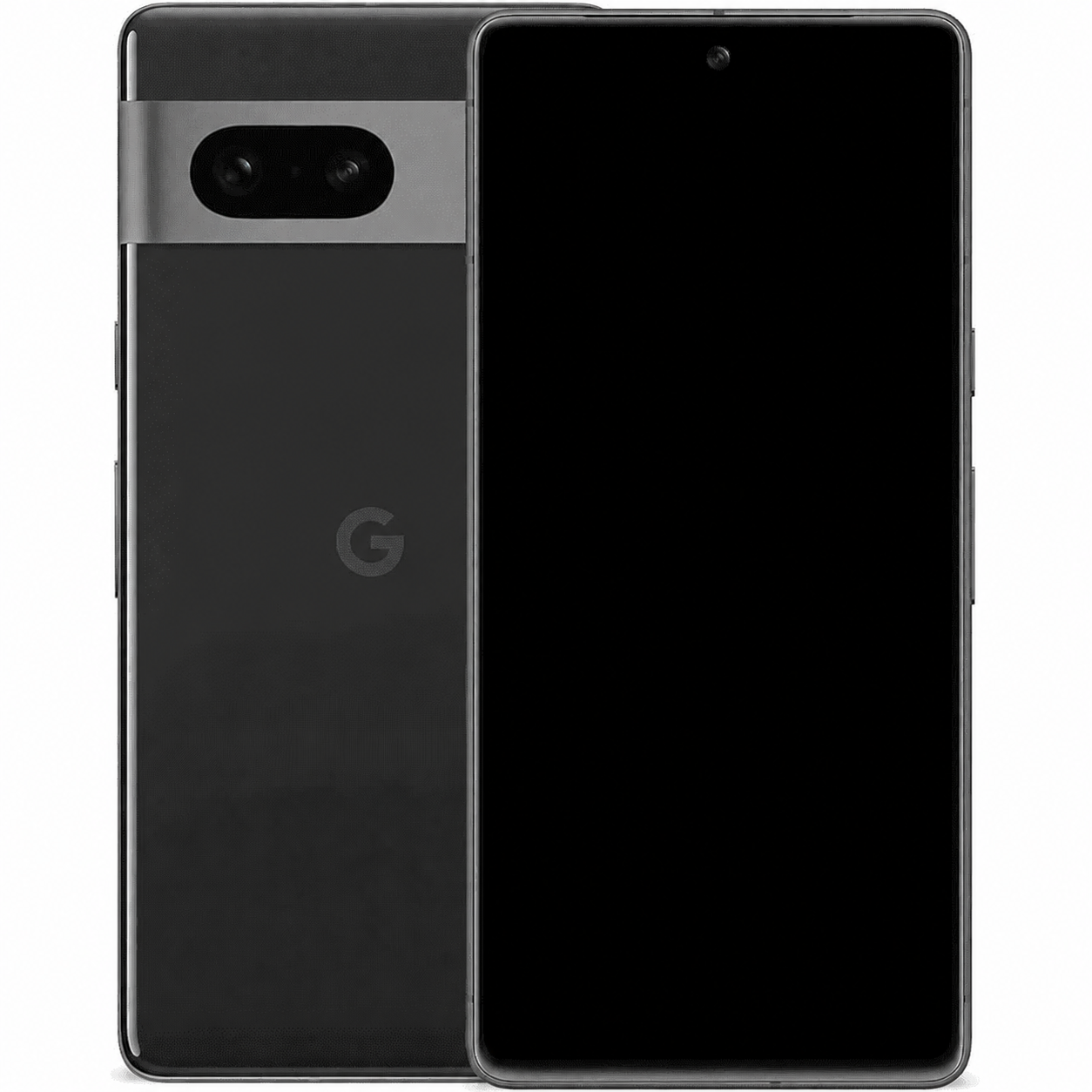 Google Pixel 7 in Obsidian with a neutral screen
